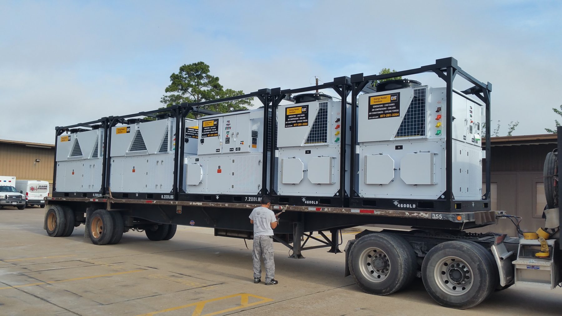 Package AC Units on Flatbed